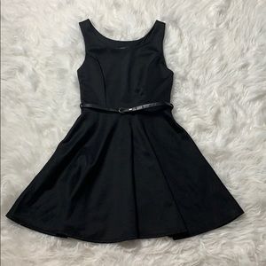 Black skater dress